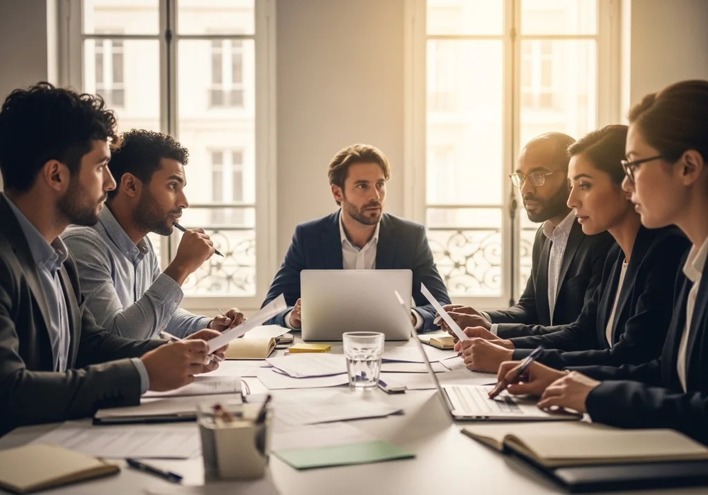 bureau professionnel discussion