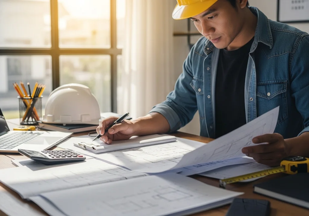 construction professionnel plans