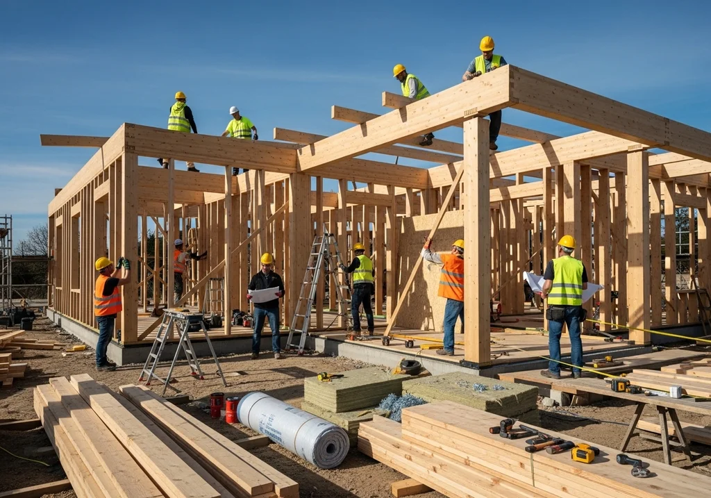 maison bois construction