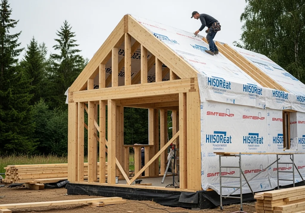 maison moderne construction